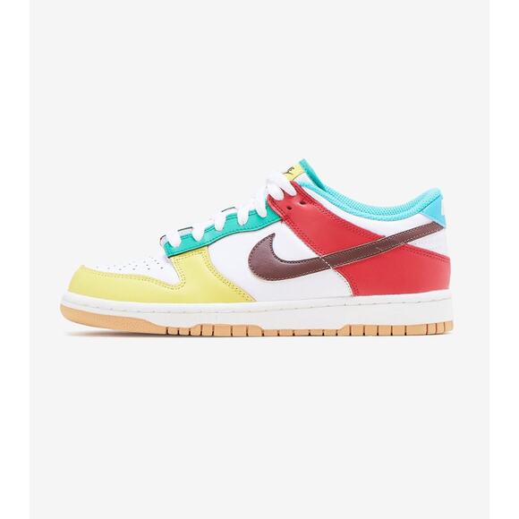 SZ 4.5y - Nike Dunk Low Free 99 White (GS) - New w/ box - Picture 3 of 8